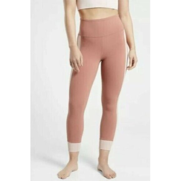 ATHLETA Women's Elation Rib Trim‎ 7/8 Tight, Palermo Pink, SIZE XXS, NWOT - Picture 1 of 4
